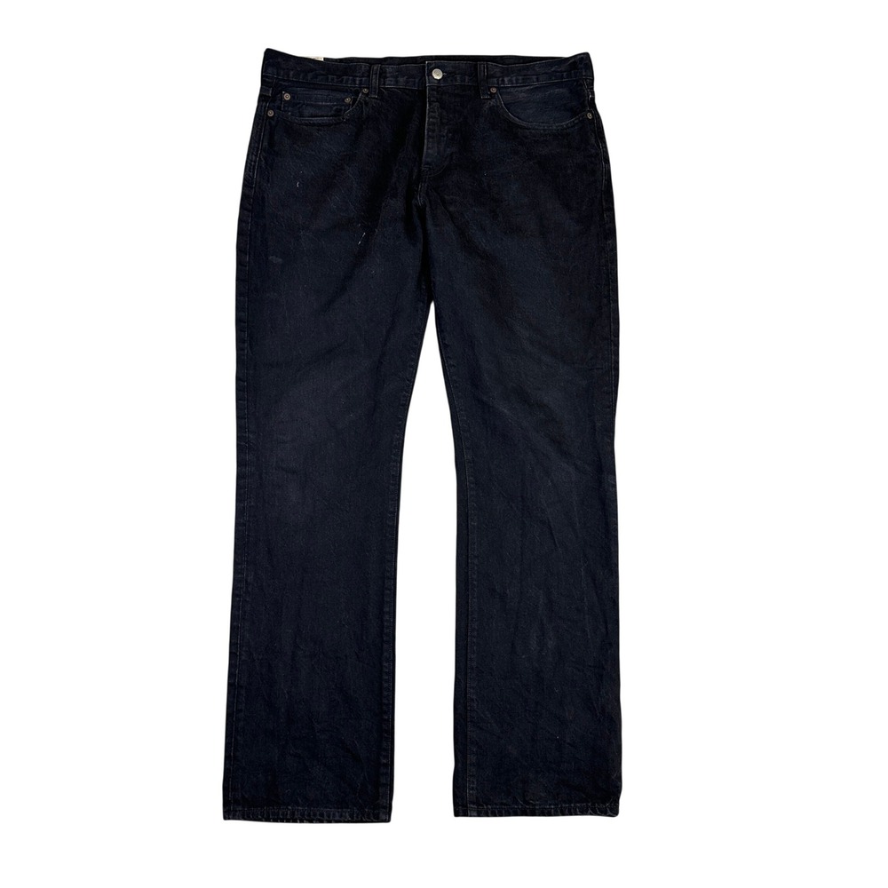 J.Crew Every Stitch Considered Style 1040 Black Straight Leg Denim Jeans 38x33